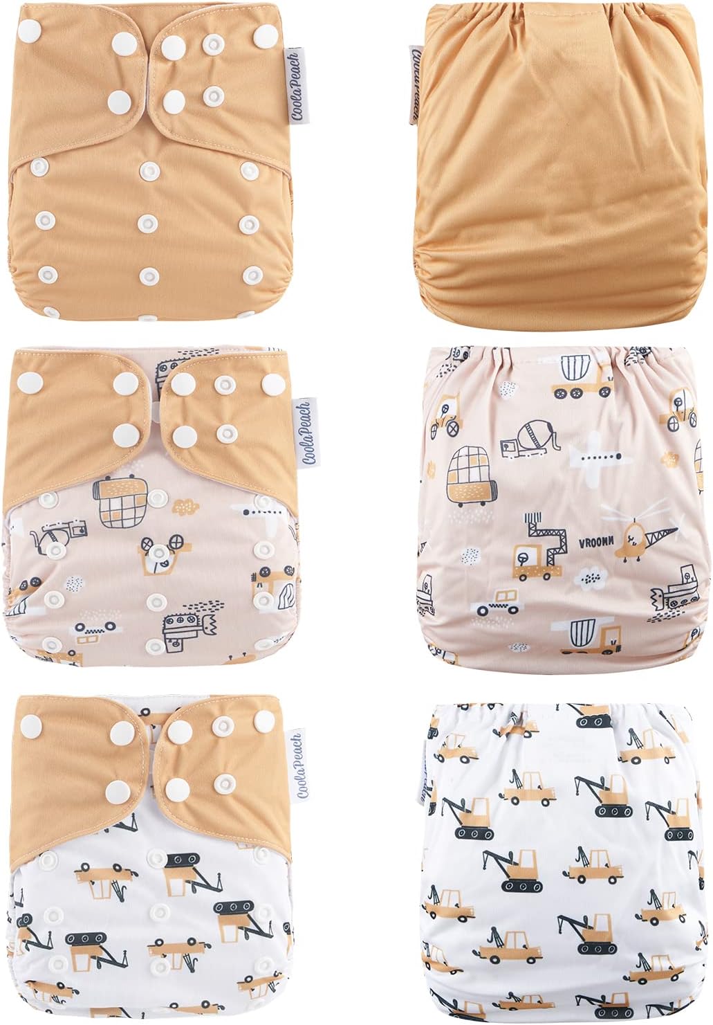 Baby Cloth Diapers One Size Adjustable Washable Reusable for Baby Girls and Boys - Image 2